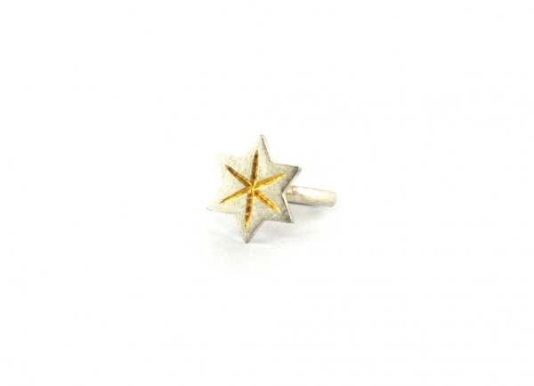 Sternring - Silberring in Sternform
